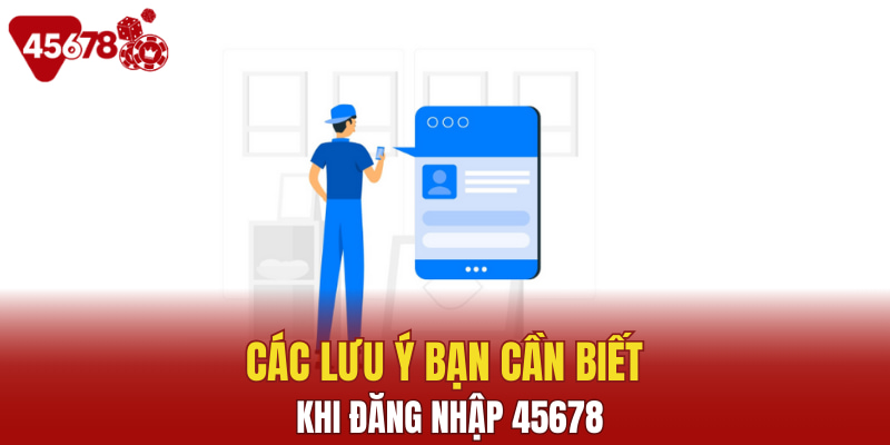 Các lưu ý bạn cần biết khi đăng nhập 45678